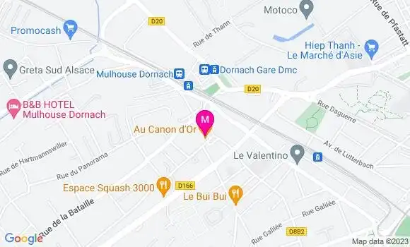 Localisation Restaurant  Au Canon d