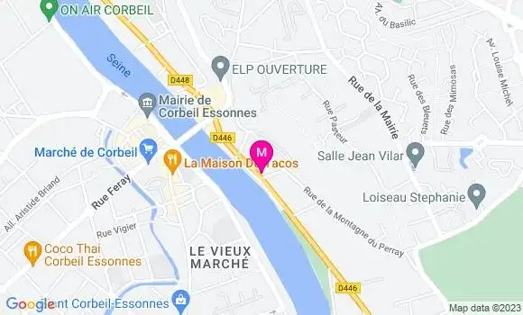Localisation Restaurant  N