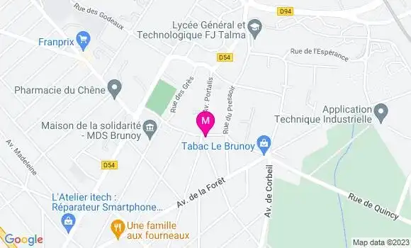 Localisation Restaurant  Le Portalis