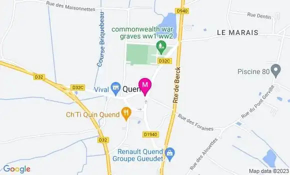 Localisation Brasserie La Paillotte