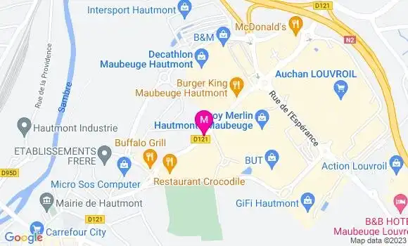 Localisation Restaurant Grill Buffalo Grill