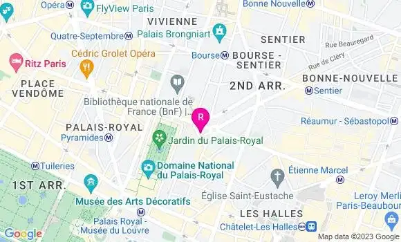 Localisation Bistrot Victoires