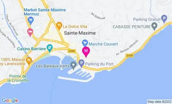 Localisation Restaurant  Le P