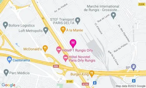 Localisation Restaurant  Les Embruns