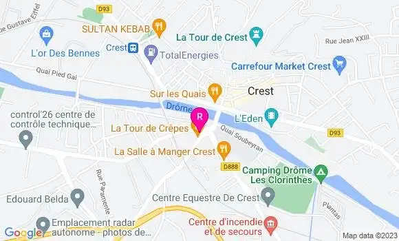 Localisation La Pizzeria