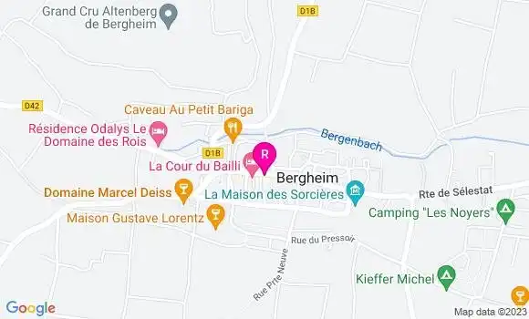 Localisation Restaurant Bar Wistub du Sommelier
