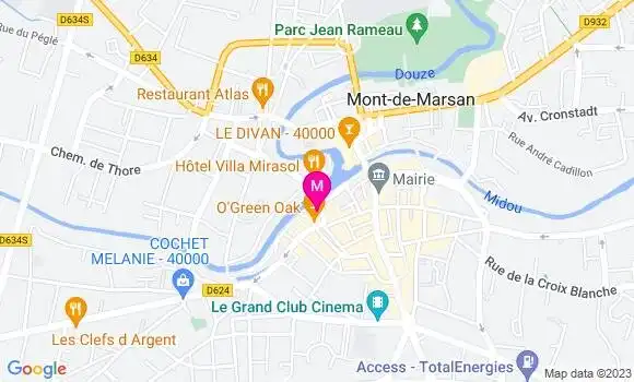 Localisation Le Bistrot de Marcel