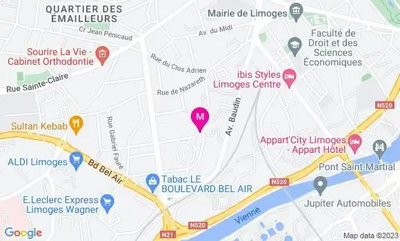Localisation Restaurant  Le Detour
