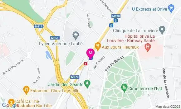 Localisation Bistrot Le Romarin