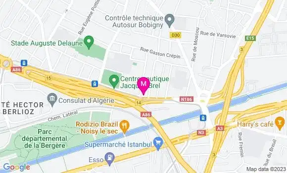Localisation Restaurant  Les Peupliers