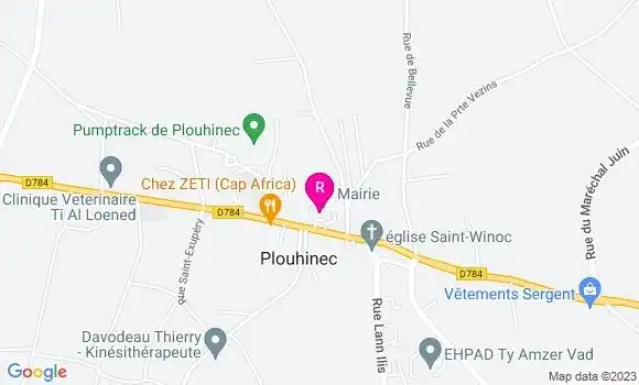 Localisation Pizzeria La Rocaille