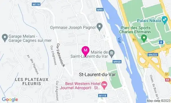 Localisation Restaurant  La Mezzanine