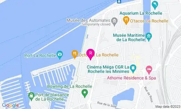 Localisation Restaurant  Le Sextant