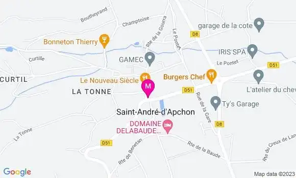 Localisation Restaurant  Le Lion d
