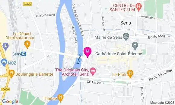 Localisation Brasserie Le Palais