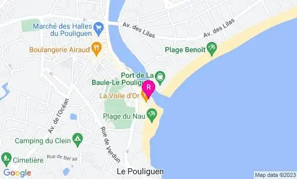 Localisation Crêperie Le Meringueur