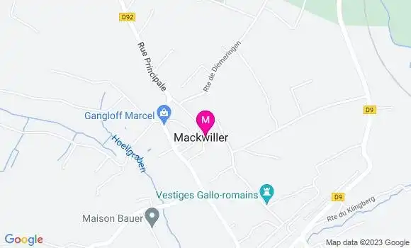 Localisation Restaurant  A la Bague d