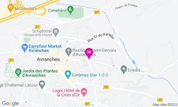 Localisation Restaurant  Le Saint Charles 2