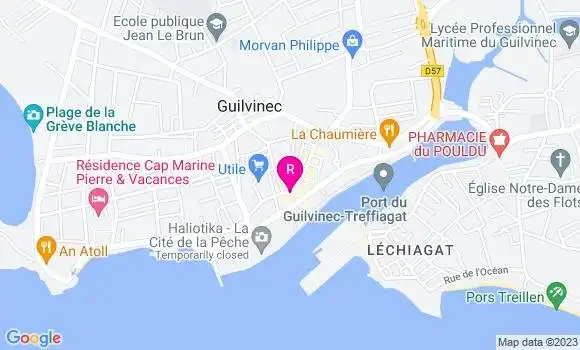 Localisation Crêperie Au Rendez vous des Pêcheurs