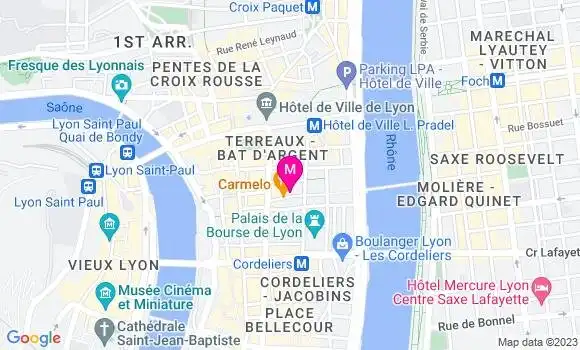 Localisation Restaurant  La Table Wei