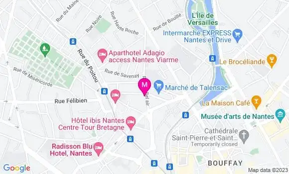 Localisation Restaurant  Les Bouteilles