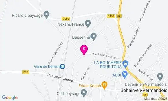 Localisation Restaurant Bar La Croix Rouge
