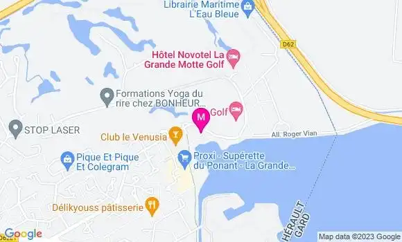 Localisation Restaurant  Ponant sur Berges