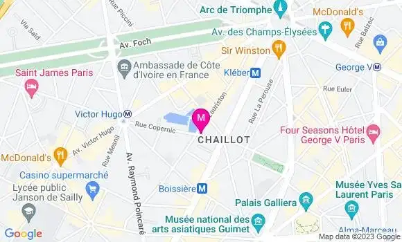 Localisation Restaurant  Le Village Kleber