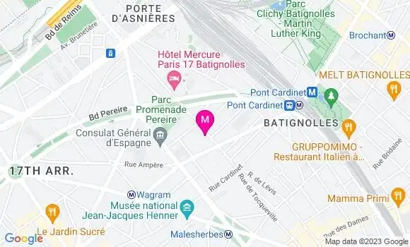 Localisation Le Bistrot Tocqueville