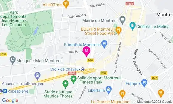 Localisation Restaurant  L