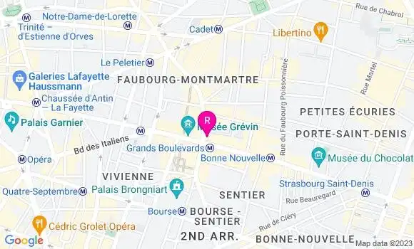 Localisation Restaurant  Villa Montmartre