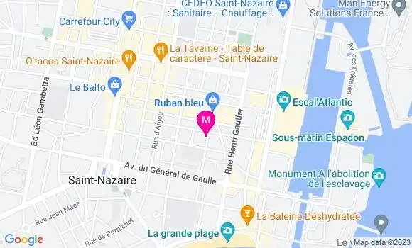 Localisation Restaurant Grill Le Trou du Fût