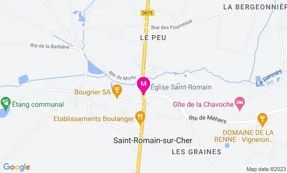 Localisation Restaurant  La Terrasse du Sully