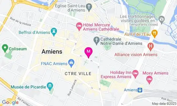 Localisation Restaurant  Le Chancellor