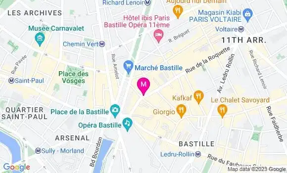 Localisation Restaurant Bar La Rotonde