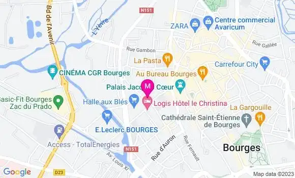Localisation Restaurant  La Mère Poule