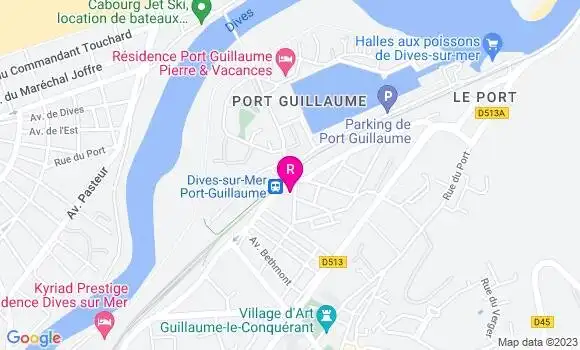 Localisation Brasserie de la Mer