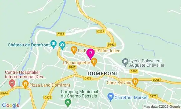 Localisation Restaurant  Le Palais d