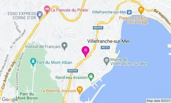 Localisation Restaurant Bar Le Surcouf