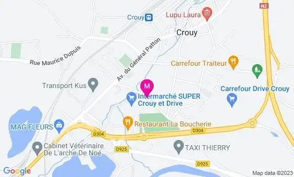 Localisation Restaurant  La Boucherie