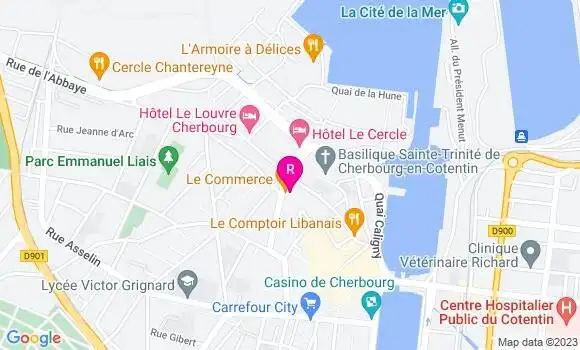 Localisation Restaurant  La Digue