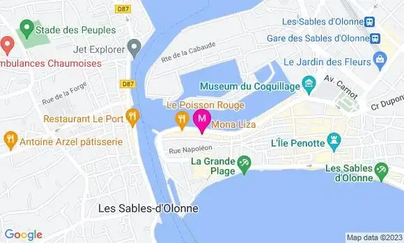 Localisation Restaurant Italien Mona Liza