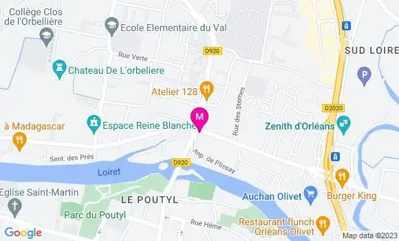 Localisation Restaurant  Aux Canotiers