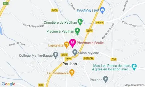 Localisation Restaurant de l