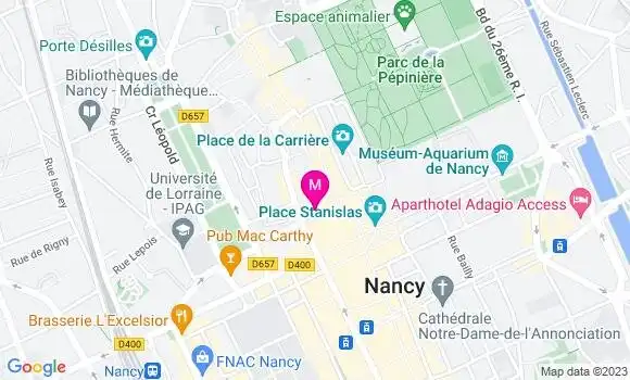 Localisation Le Bistrot de Gilles