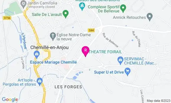 Localisation Restaurant  Le Théâtre