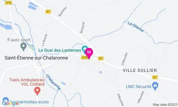 Localisation Restaurant  Chez Sylvain et Sylvie