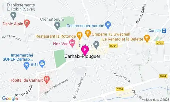 Localisation Restaurant  La Brasserie