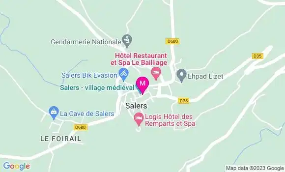Localisation Restaurant  La Diligence