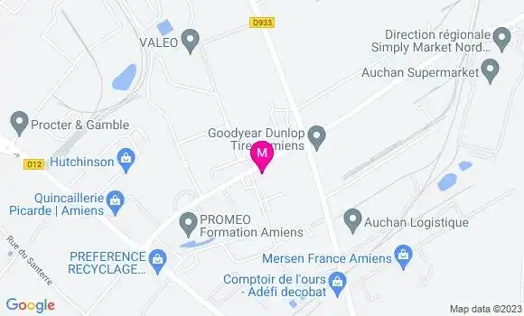 Localisation La Brasserie des Provinces